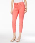 Thalia Sodi Double-button Skinny Ankle Pants, Only At Macy's