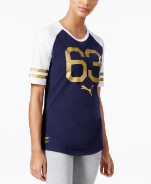 Puma Cotton Metallic Colorblocked Tunic