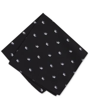 Bar Iii Men's White Elephant Print Pocket Square, Created For Macy's