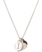 Dkny Two-tone Pave Follow Your Heart Pendant Necklace, 16 + 3 Extender, Created For Macy's