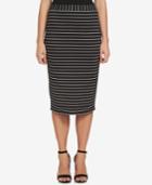 1.state Striped Pencil Skirt