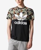 Adidas Originals Men's Camo Colorblocked T-shirt