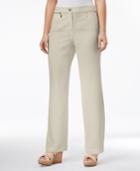 Jm Collection Petite Zip-pocket Pants, Created For Macy's