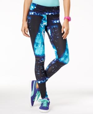 Material Girl Active Juniors' Printed Yoga Leggings, Only At Macy's