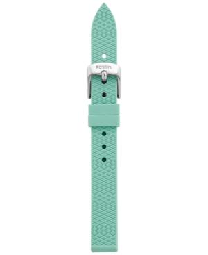 Fossil Women's Q Dreamer Green Silicone Watch Strap Ftj9017