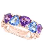 Effy Multi-gemstone (4-1/5 Ct. T.w.) & Diamond Accent Ring In 14k Rose Gold