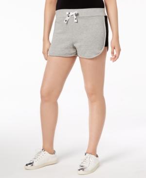 Material Girl Juniors' Mesh-inset Drawstring Shorts, Created For Macy's