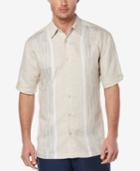 Cubavera Men's Linen Embroidered Short-sleeve Shirt