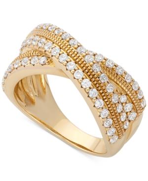 Wrapped In Love Diamond Crossover Ring In 14k Gold (1 Ct. T.w.)