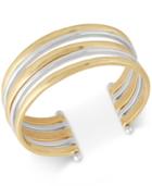 Lucky Brand Two-tone Multi-row Cuff Bracelet