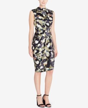 Catherine Catherine Malandrino Arlene Embossed Velvet Sheath Dress