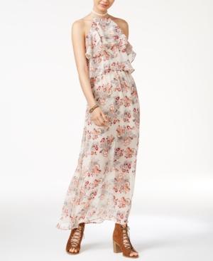 Fire Juniors' Ruffled Maxi Dress