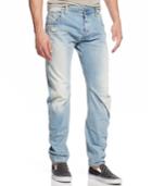 G-star Raw 3301 Slim-fit Ripped And Destroyed Jeans