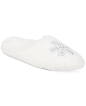 Charter Club Snowflake Clog Slippers, Created For Macy's