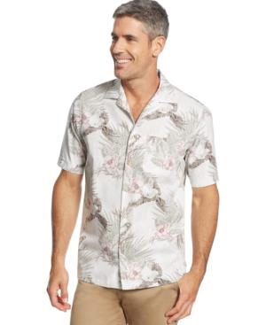 Tasso Elba Island Hibiscus Print Shirt