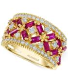 Effy Ruby (1-3/4 Ct. T.w.) And Diamond (5/8 Ct. T.w.) Ring In 14k Rose Gold, Created For Macy's