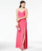 B Darlin Juniors' Slip Gown, A Macy's Exclusive Style