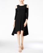 Alfani Petite Cold-shoulder Shift Dress, Only At Macy's