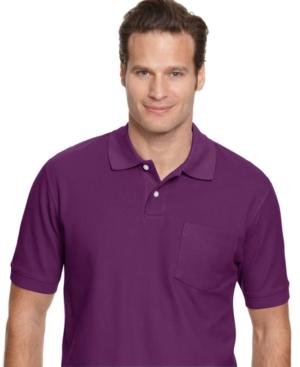 John Ashford Big And Tall Shirt, Pocket Pique Polo Shirt