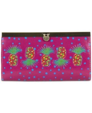 Patricia Nash Polka Dot Pineapple Cauchy Wallet
