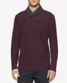 Calvin Klein Men's Contrast Shawl-collar Sweater, A Macy's Exclusive Style