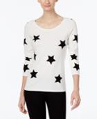 Inc International Concepts Star-print Sweater, Only At Macy's
