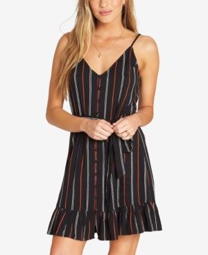 Billabong Juniors' Striped Ruffle-hem Dress