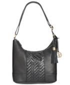Giani Bernini Leather Double-zip Hobo, Created For Macy's