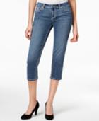 Project Indigo Juniors' Embellished Cropped Jeans