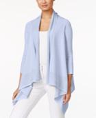 Cable & Gauge Open-front Cardigan