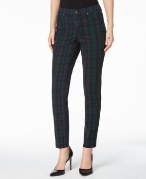 Charter Club Bristol Plaid Straight-leg Jeans, Only At Macy's