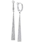 Effy Diamond Drop Earrings (3/4 Ct. T.w.) In 14k White Gold
