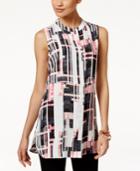 Alfani Button-front Tunic, Only At Macy's