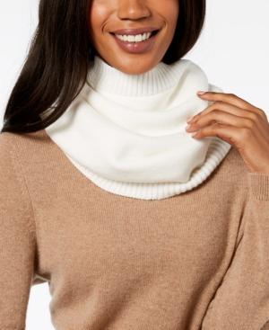 Dkny Ribbed-knit Snood Neckwarmer, Created For Macy's