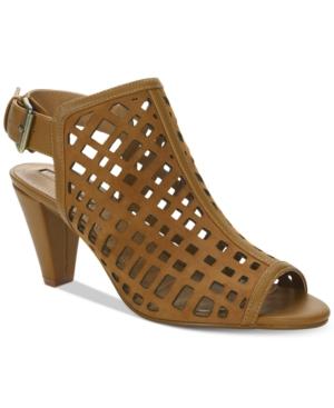 Tahari Evalyn Cutout Peep-toe Shooties Women's Shoes