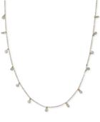 Giani Bernini Cubic Zirconia Dangle Collar Necklace, 16 + 2 Extender, Created For Macy's
