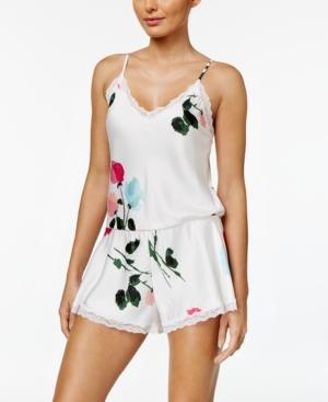Kate Spade New York Lace-trimmed Printed Romper