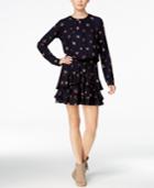 Chelsea Sky Tiered Floral-print Dress, Only At Macy's