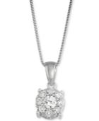 Diamond Pendant Necklace (1/3 Ct. T.w.) In 14k Gold, White Gold Or Rose Gold