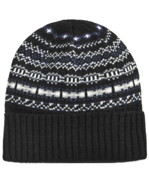 Club Room Men's Fair Isle Hat, Created For Macy's