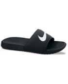 Nike Men's Benassi Swoosh Massage Slide Sandals From Finish Line