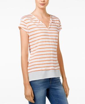 Sanctuary City Mix Remix Striped T-shirt