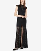 Fame And Partners Lace Cutout-back Gown