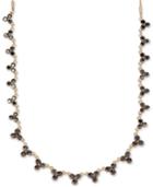Lonna & Lilly Gold-tone Jet Crystal Collar Necklace