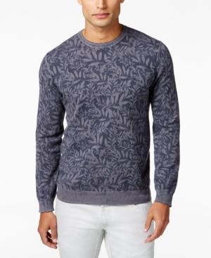 Tasso Elba Men's Reverse Print Sweater, Only At Macy's