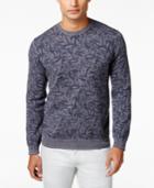 Tasso Elba Men's Reverse Print Sweater, Only At Macy's