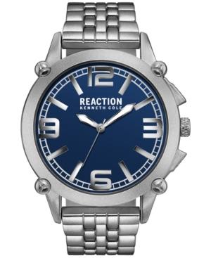 Kenneth Cole Reaction Men's Silver-tone Bracelet Watch 49mm 10030949