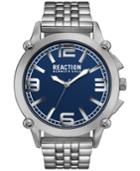 Kenneth Cole Reaction Men's Silver-tone Bracelet Watch 49mm 10030949
