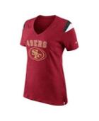 Nike Women's Short-sleeve San Francisco 49ers V-neck T-shirt