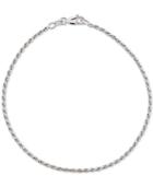 Giani Bernini Twist Rope Anklet In 18k Gold-plated Sterling Silver, Created For Macy's